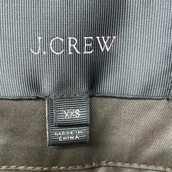 J. Crew Downtown Field Jacket, Olive Green w/ Gold Hardware, Size XXS - Picture 7 of 14